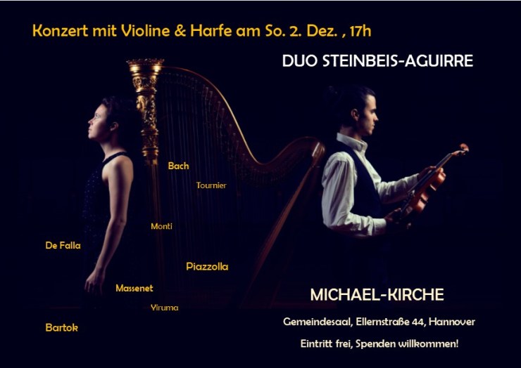 Handzettel Duo Konzert Hannover Überarbeitet